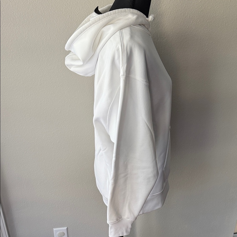 Nike White Hoodie with Black Swoosh ( unisex) - Picture 7 of 11